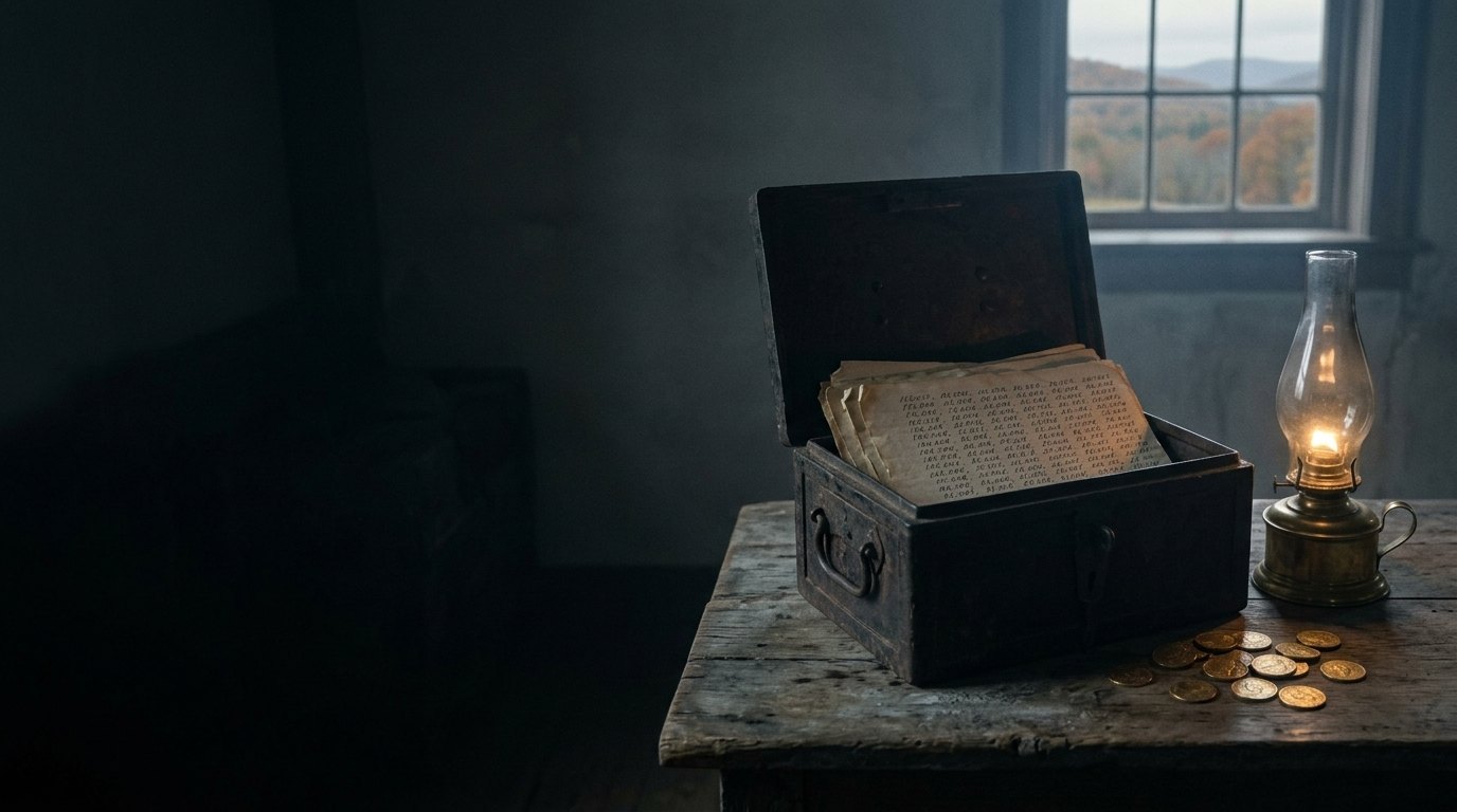 The Beale Ciphers, artwork for the Mystery episode