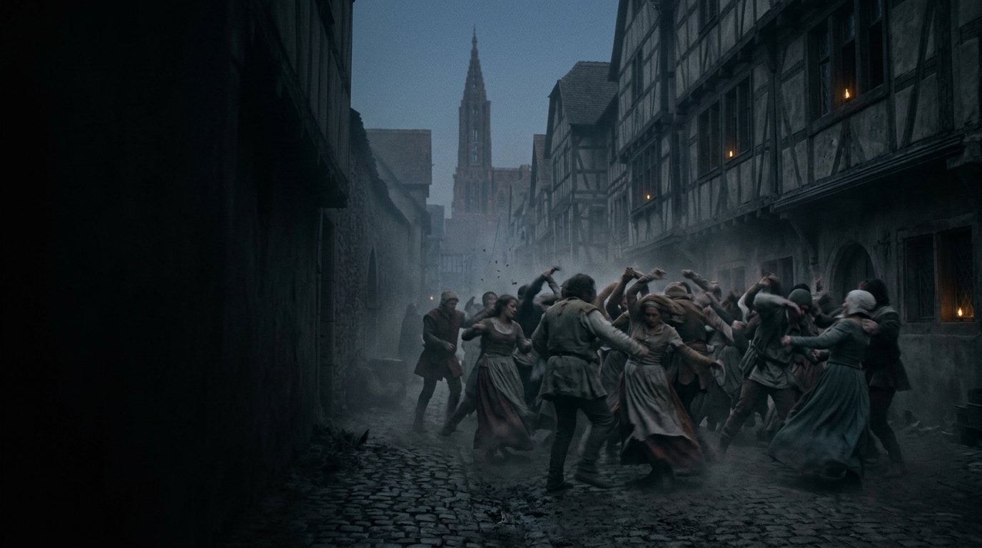 The Dancing Plague, artwork for the Mystery episode