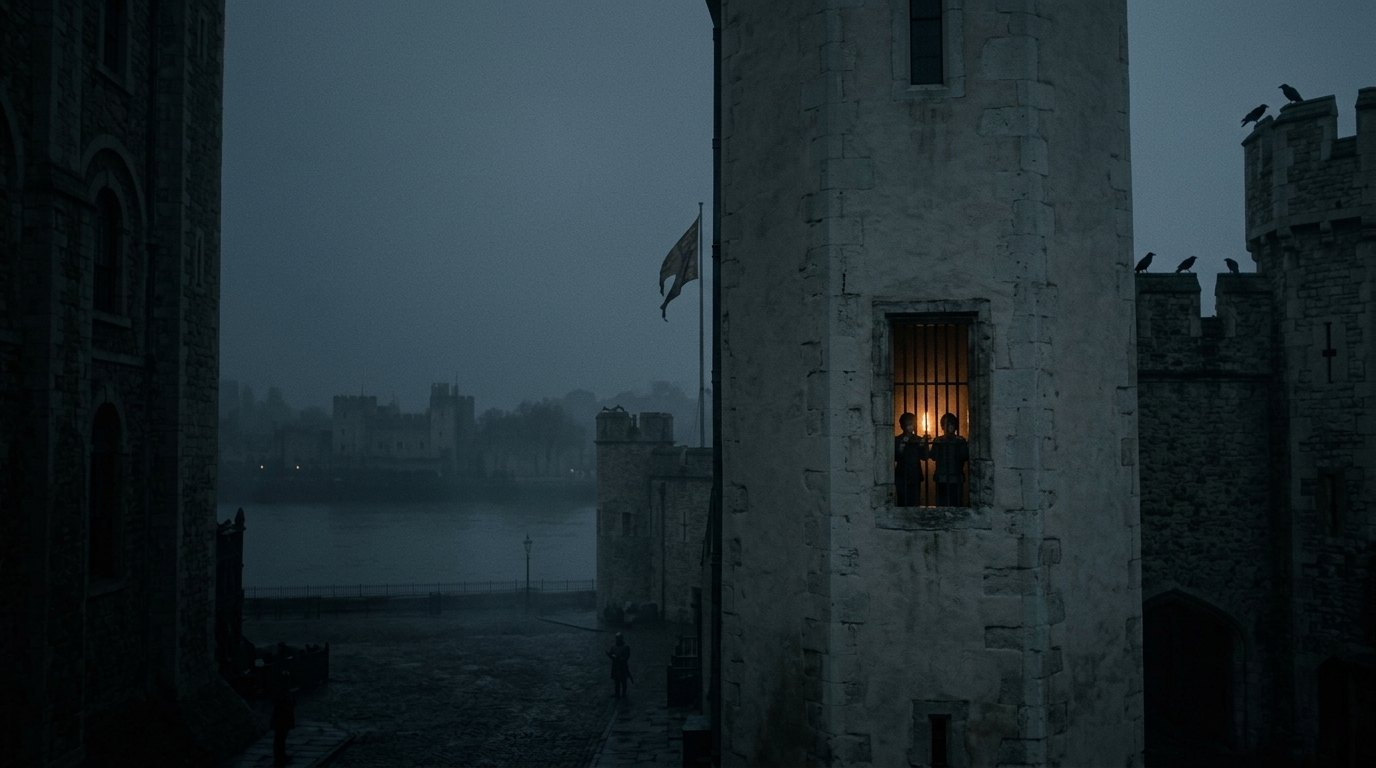 The Princes in the Tower, artwork for the Mystery episode